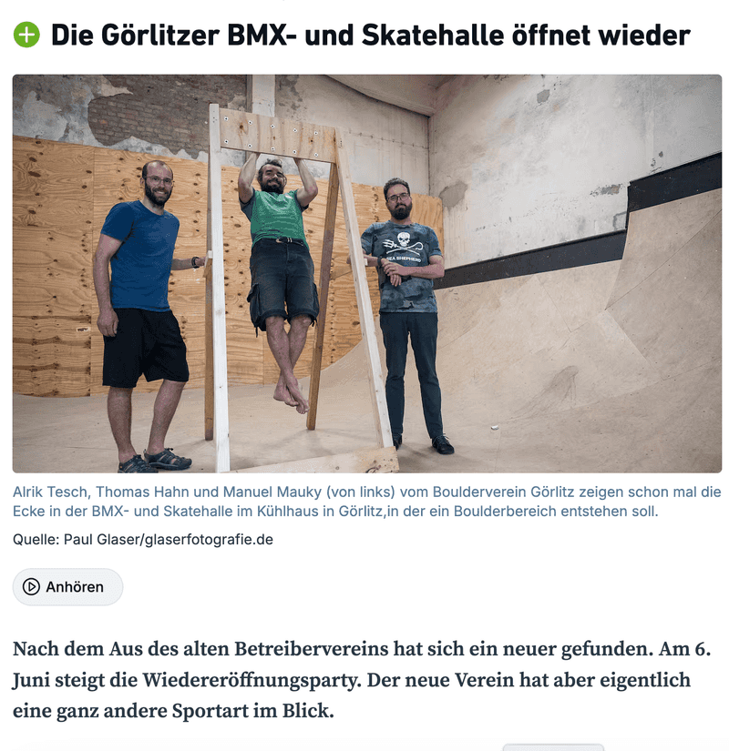 Screenshot vom Anreißertext des Artikels auf der SZ-Webseite